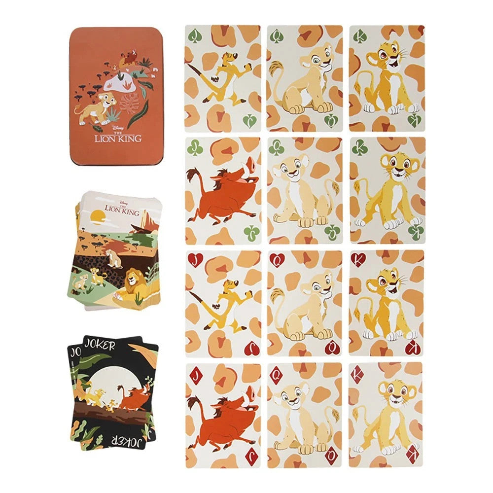 Disney The Lion King - Playing Cards with Tin Poker Game Paladone