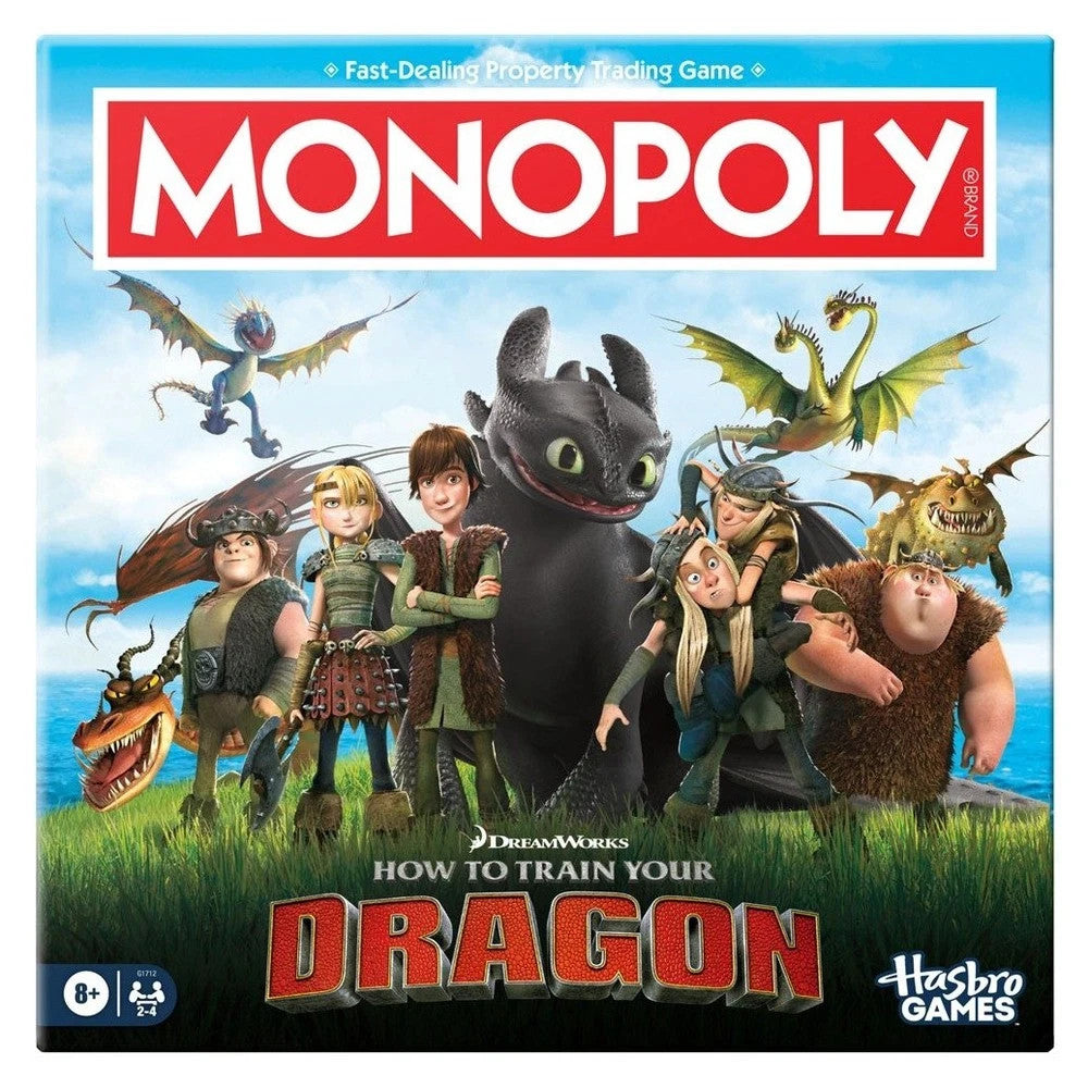 Monopoly How To Train Your Dragon (2010) Edition Board Game NEW