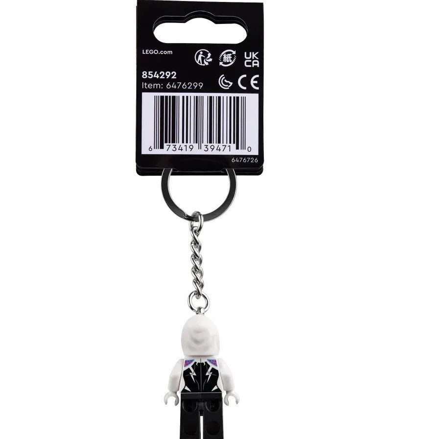 Lego 854292 Ghost-Spider Keychain Keyring - New - AU Spiderman - Marvel
