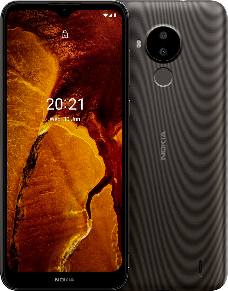 NEW Telstra Nokia C30 4G 4GX 6.82" 32GB VoLTE OK Android Mobile Phone Dark Grey