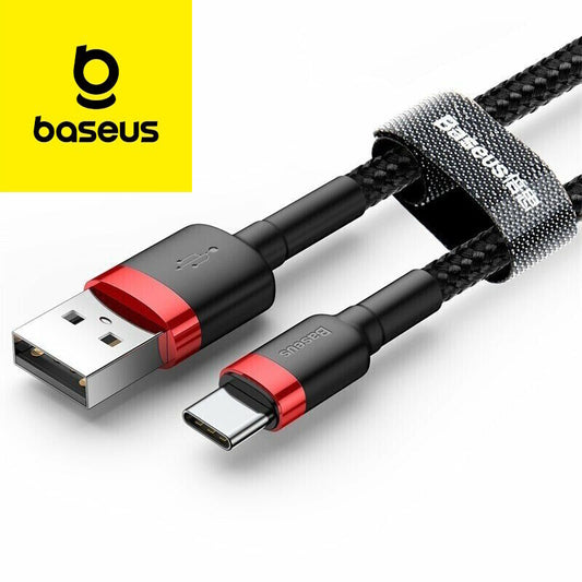Baseus USB To Type C Charger Cable Fast Charging Data Cord For iPhone 15 Samsung