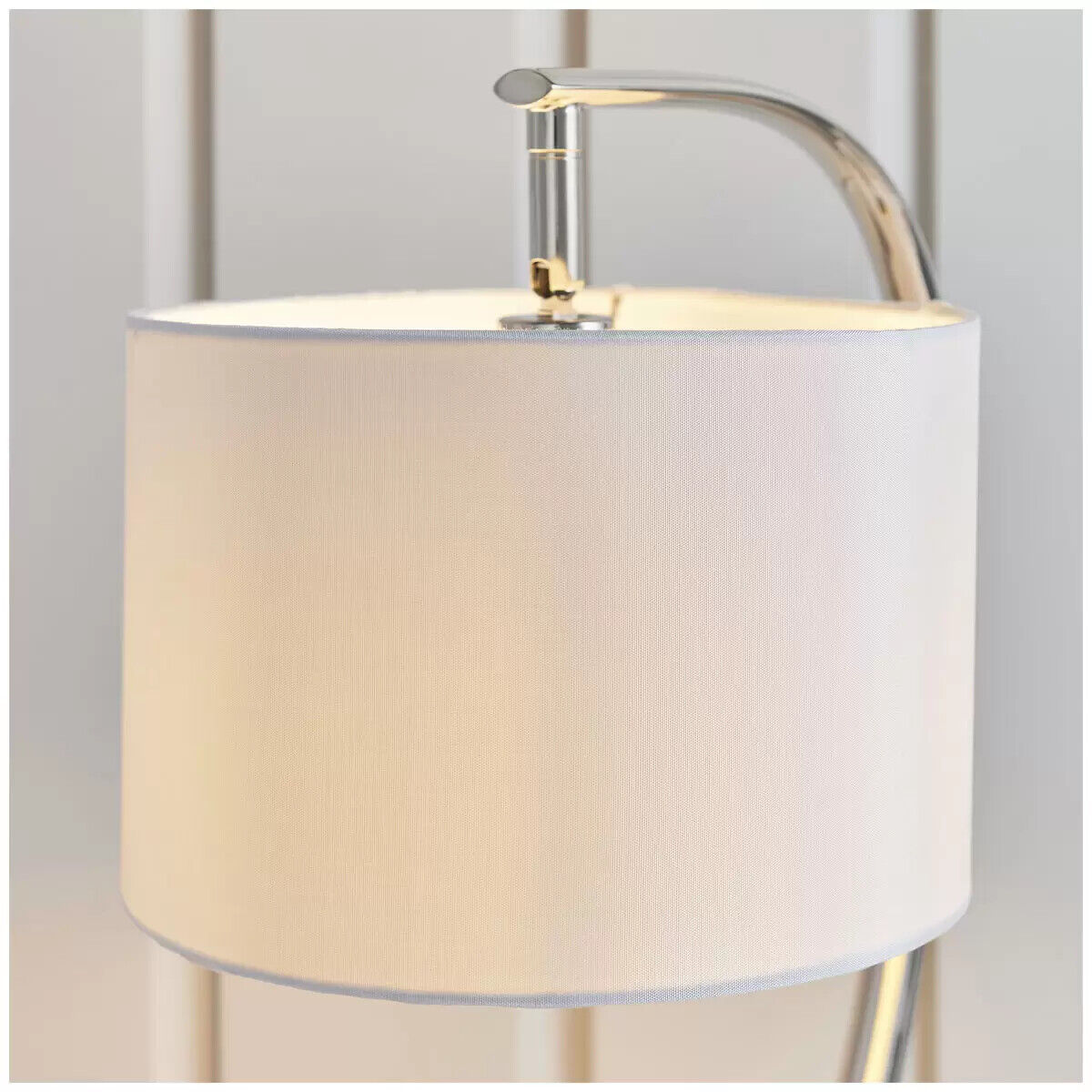 Hudson Living Bright Nickel Table Lamp Josephine Study Bedroom Night Light 