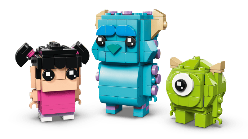 Lego 40861 Sulley, Mike and Boo Figures Brickheadz Monster Inc Brand new in box
