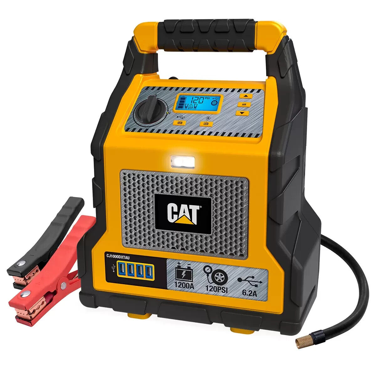 CAT Jump Starter & Air Compressor Professional Grade Power Station 1200 Peak Amp
