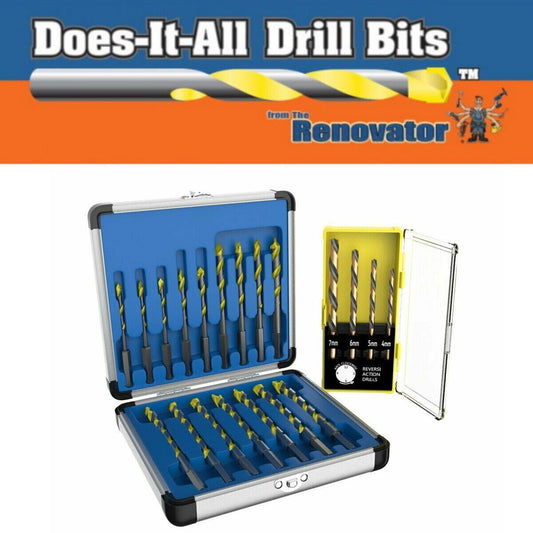 Does-It-All Drill Bits #As seen on TV # Genuine Product # Bonus Bit Set