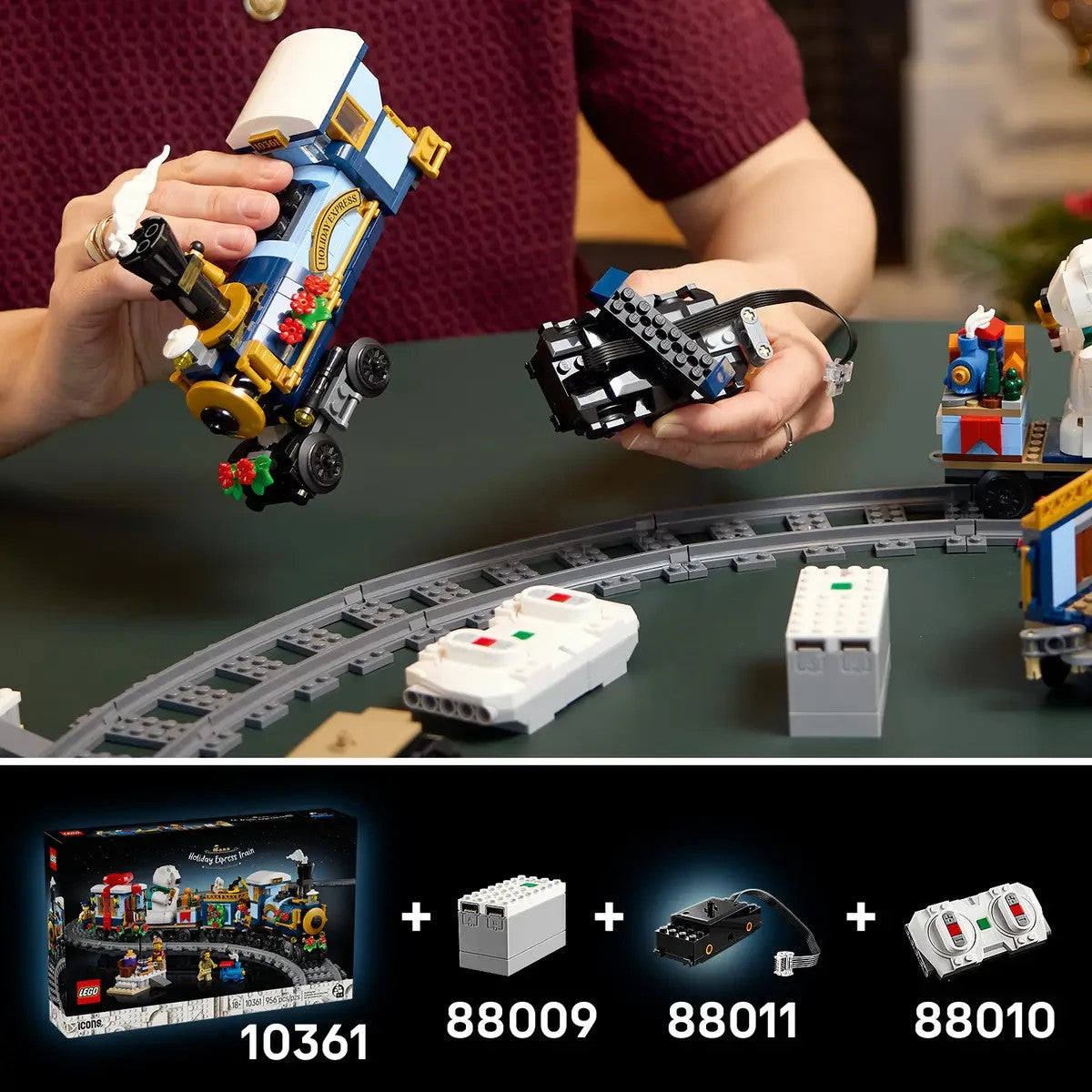 LEGO 10361 ICONS Holiday Express Train Brand New Sealed
