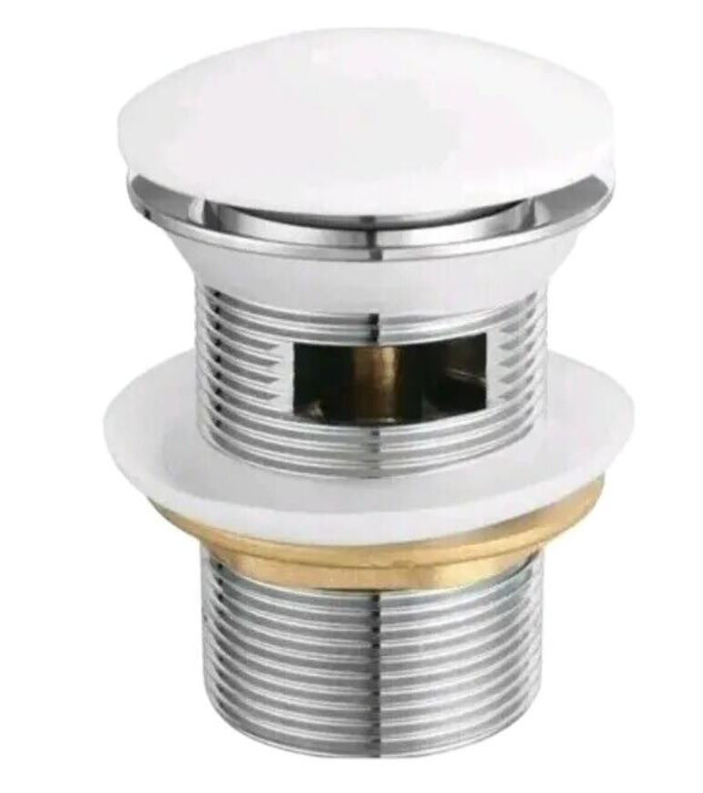 Mondella Matte White Pop Up 40mm Basin with  Overflow