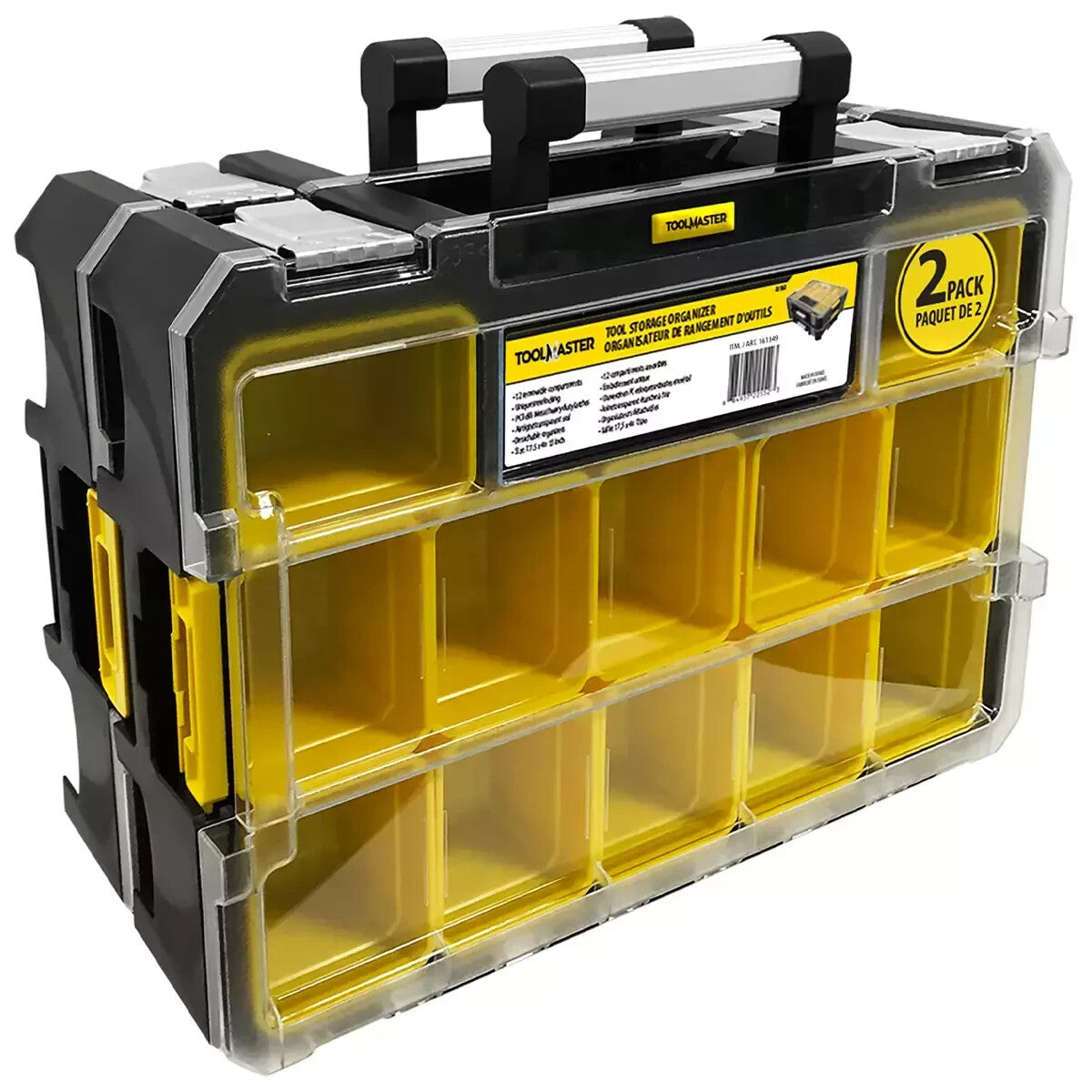 New Toolmaster Storage Organiser 2 Pack