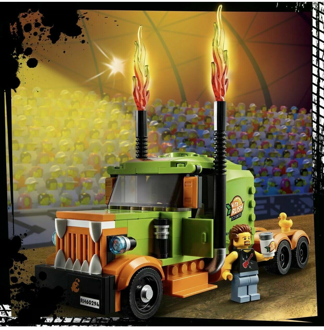 LEGO City 60294 Stunt Show Truck Age 6+ Brand New StuntZ