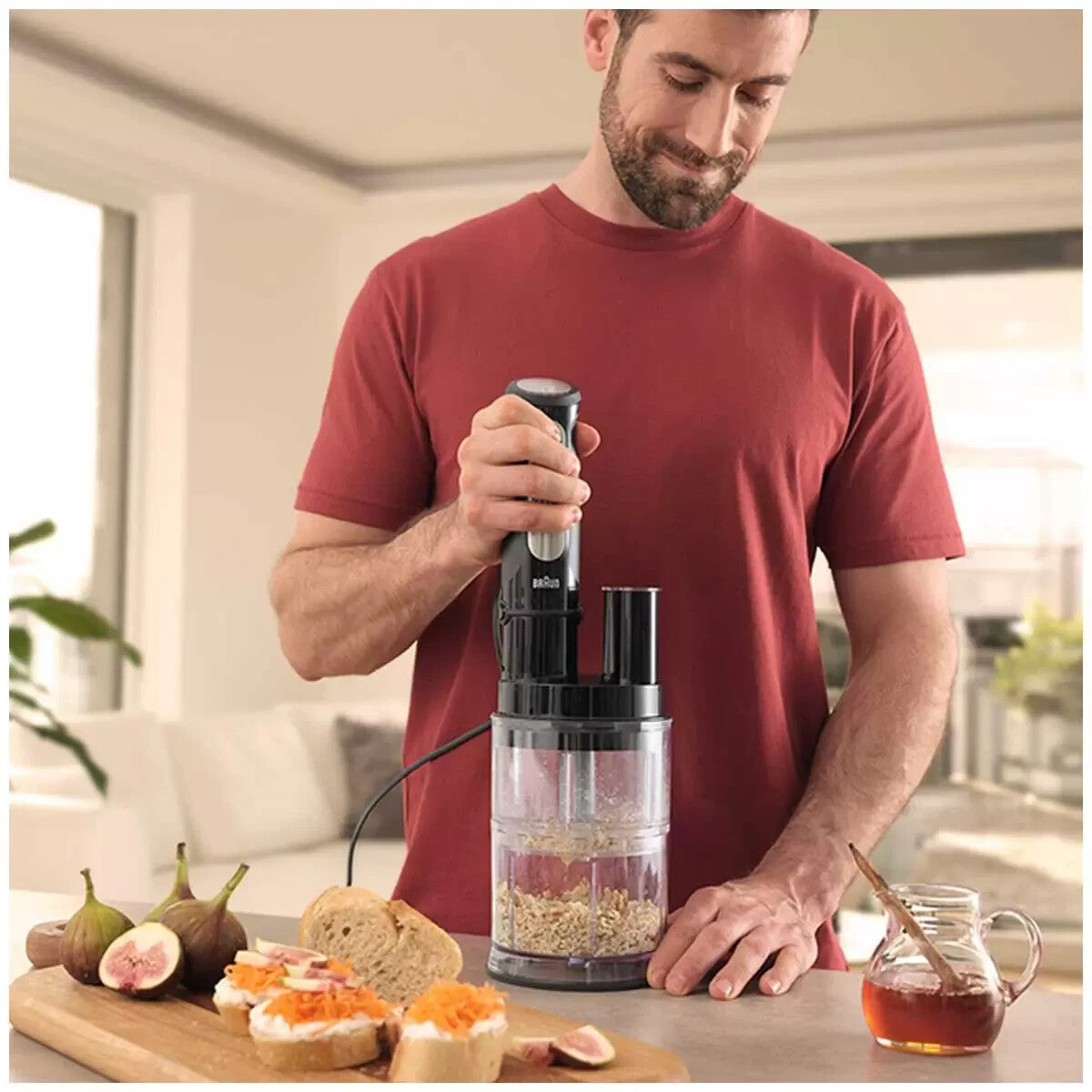 Braun MultiQuick 5 Vario Hand Blender, Sauce Mixer, BPA-Free - MQ 5237 BK Black