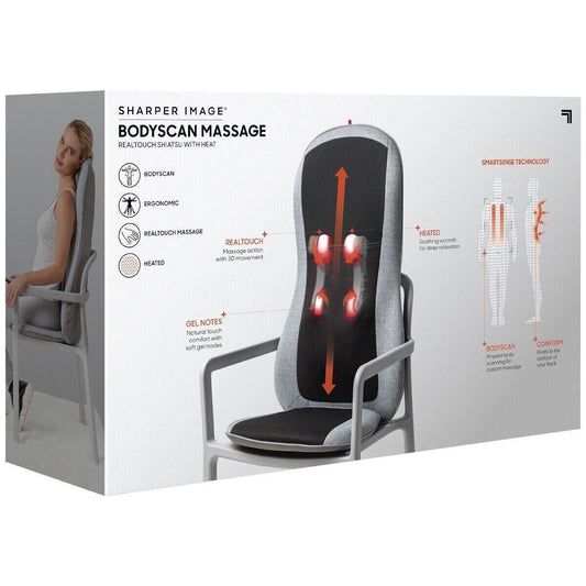 Sharper Smart Massage Chair Pad Massager Body Scanner Back Neck Head Massager