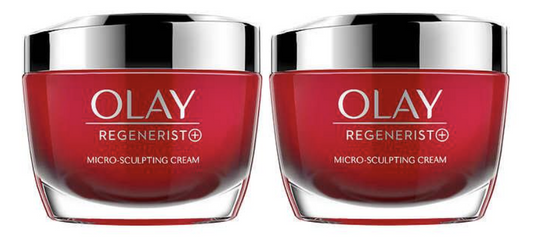 2 * 50g Olay Regenerist Micro-Sculpting Face Cream Moisturiser
