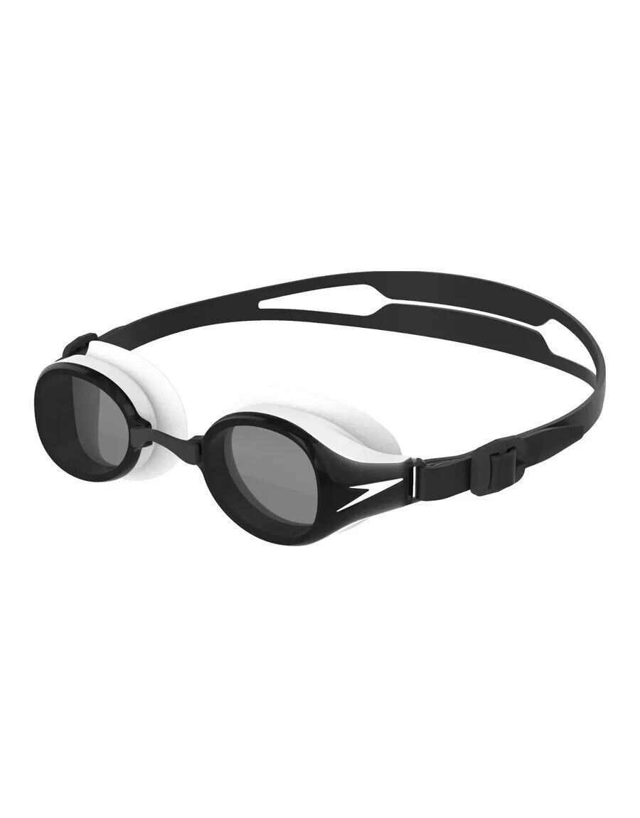 1x Speedo Goggles Adult Unisex Fitness Hydropure Charcoal Anti Fog UV Protect