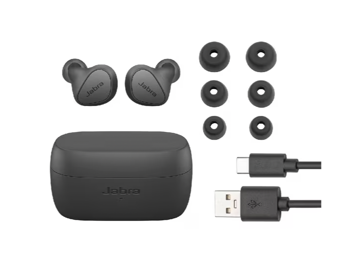 Jabra Elite 3 True Wireless Earbuds Powerful Bass Great Calls Dark Grey