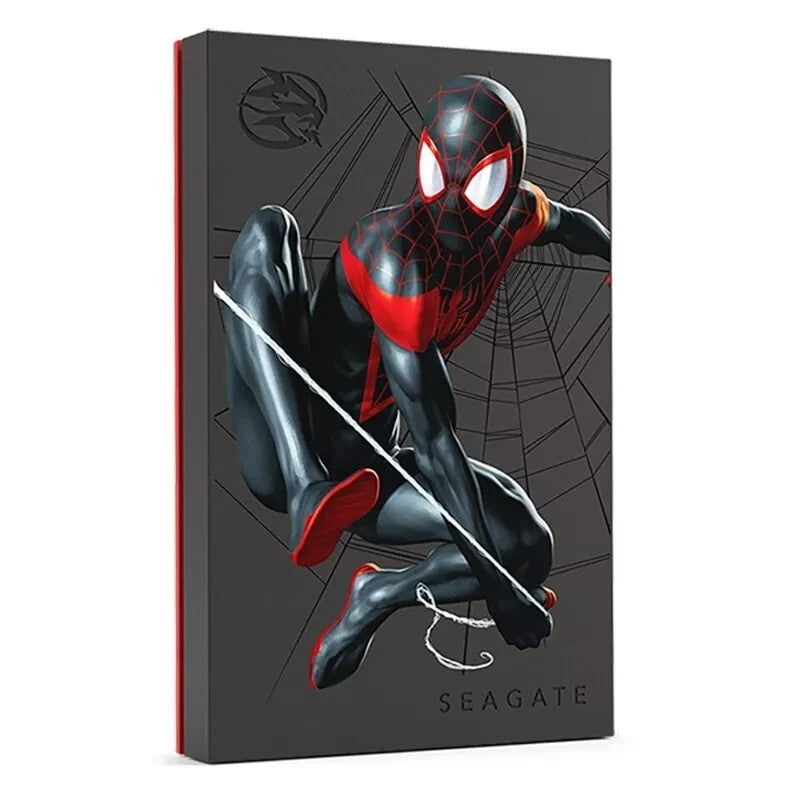 Seagate FireCuda External Gaming Hard Drive 2TB Marvel Miles Morales RGB LED