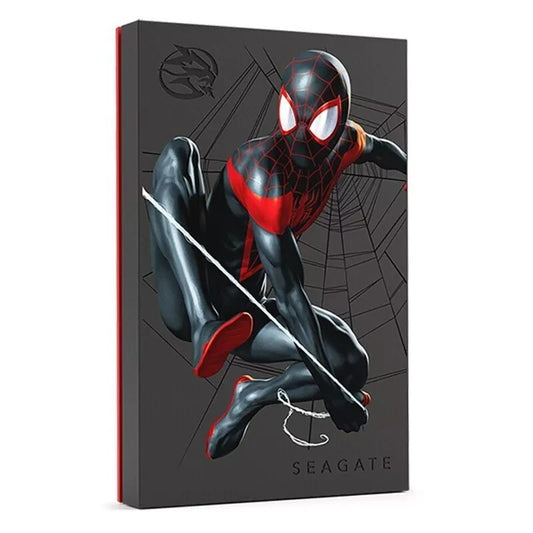 Seagate FireCuda External Gaming Hard Drive 2TB Marvel Miles Morales RGB LED