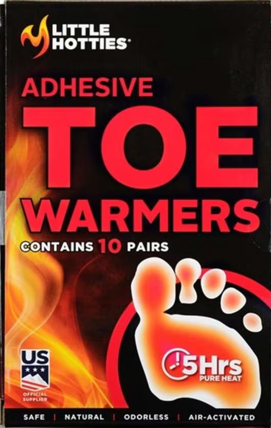  30 Pairs 60 Little Hotties Ski Snow Feet Foot Toe Warmers Fuel Warmer New
