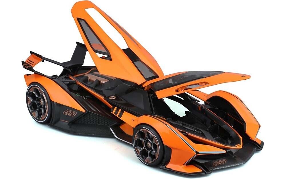 Maisto Lamborghini V-12 Vision Gran Turismo Scale 1:18 Diecast Model Car Orange