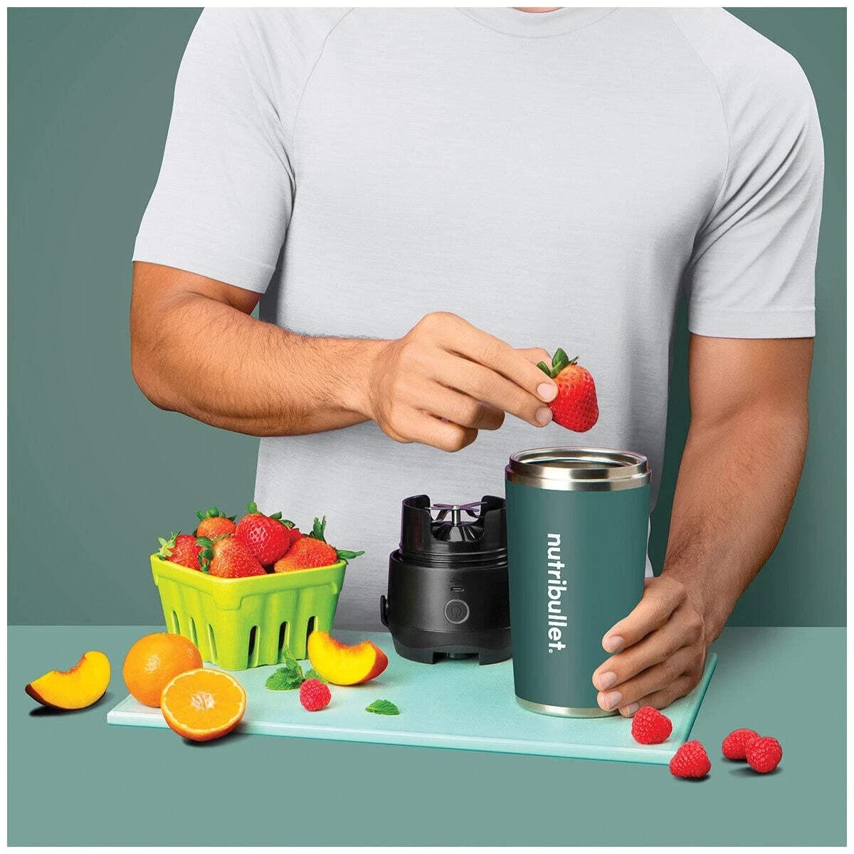Nutribullet Flip Club Pack NBPB0740EUC Portable Blender with Stainless Steel Cup