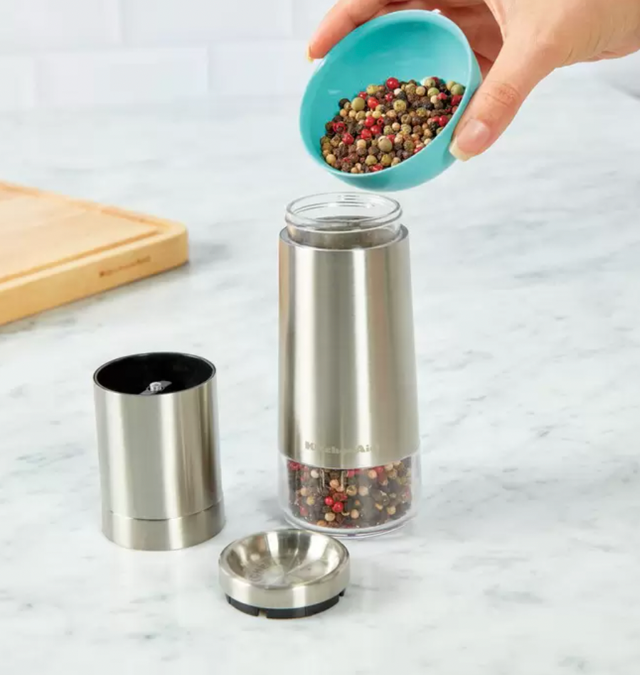 KitchenAid Stainless Steel Salt & Pepper Grinder Set 2pcs