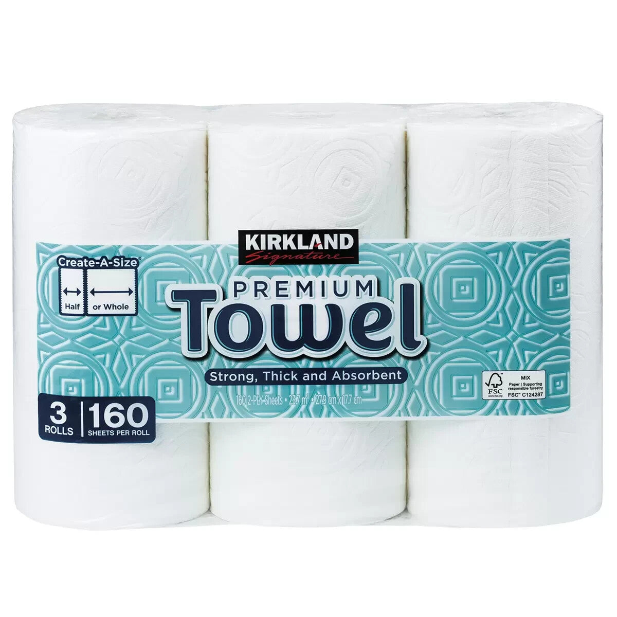 Kirkland Signature Paper Towel Create A Size 12 x 160 Sheets