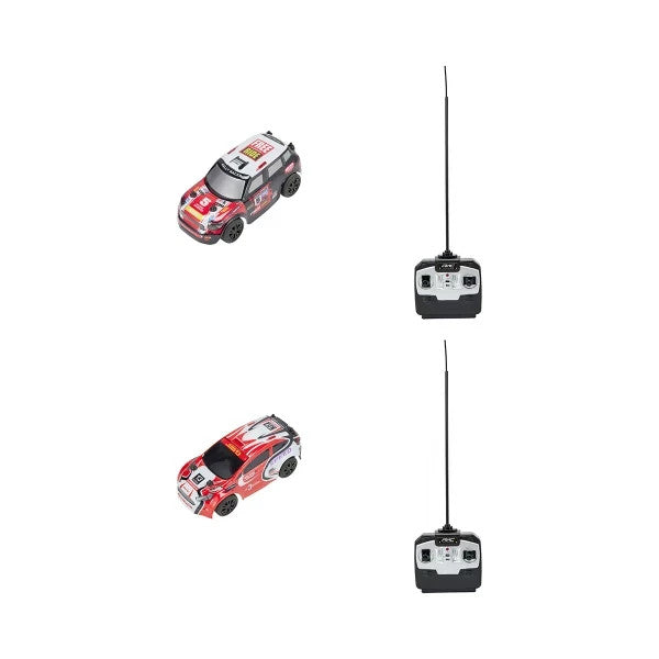 2 Pack 4 Ch 1:28 Remote Control Rally Extreme VS RC 2WD Toys Kids Christmas Gift
