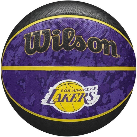 Wilson LA Lakers Licensed NBA Tie-Dye Size 7 Basketball Boxed with Ball Pump