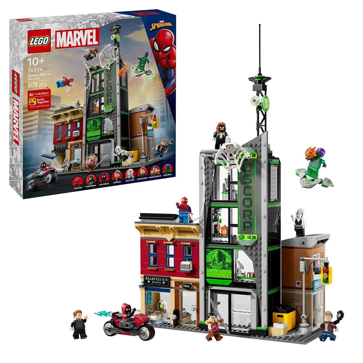LEGO Marvel 76324: Spider-Man vs. Oscorp