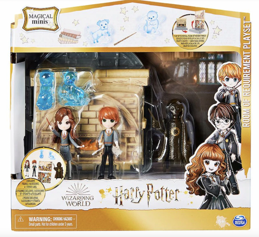 Harry Potter Magical Minis Room of Requirement Playset Hermione Ron Weasley
