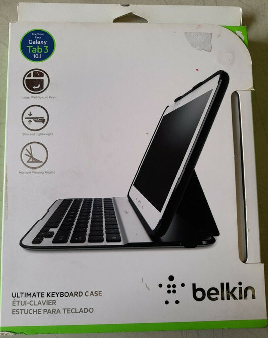 Belkin Ultimate Keyboard Case F5L161TTC00 for Samsung Galaxy Tab 3 10.1 Tablet