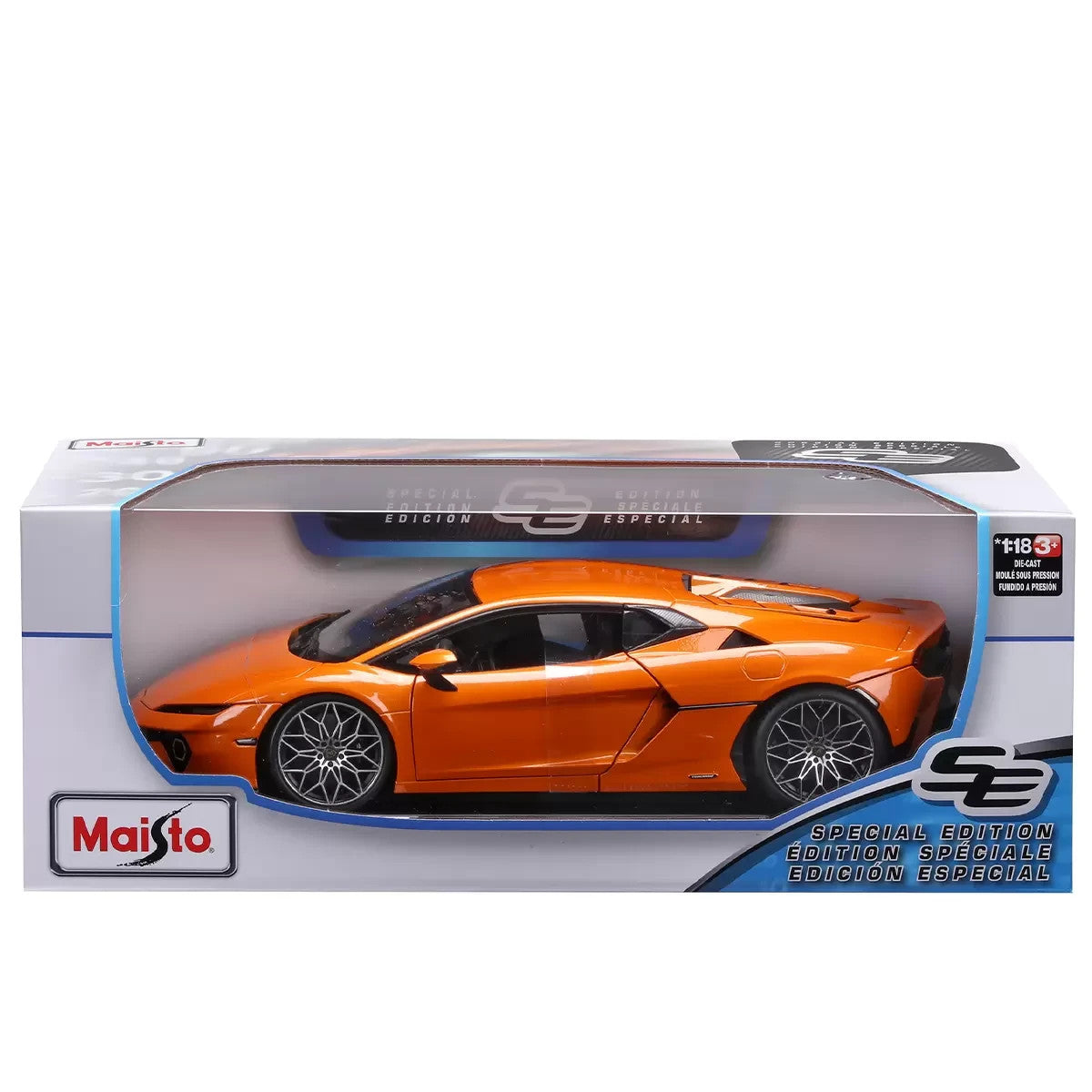 Maisto Lamborghini Temerario 1:18 special edition Diecast Display Toy Car Orange