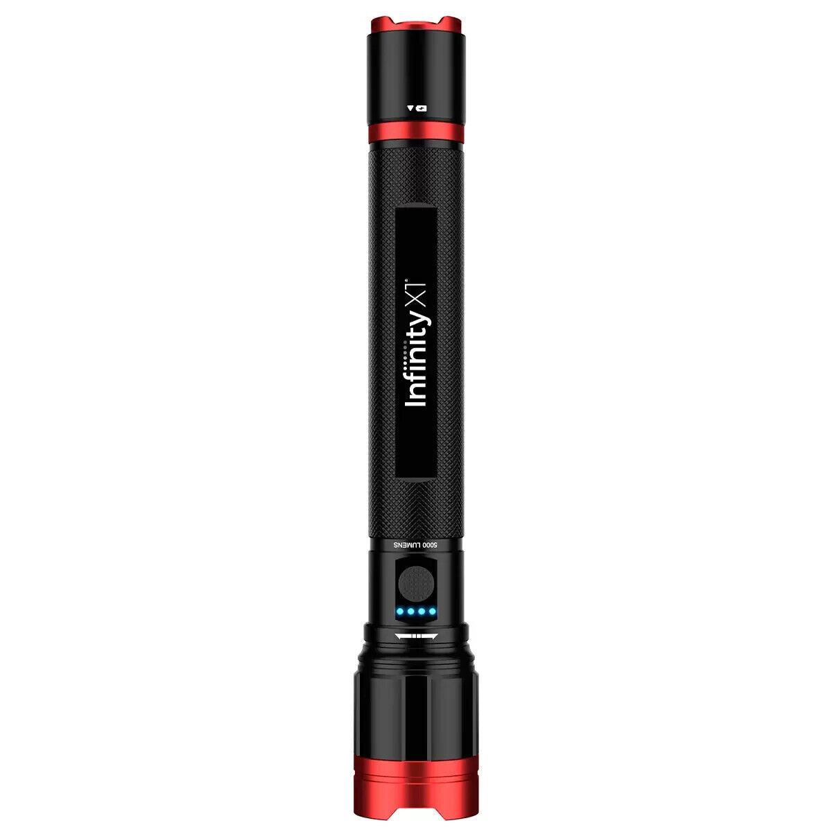 Infinity X1 Dual Power Flashlight 5000 Lumens Rechargeable AA Dual Power Torch