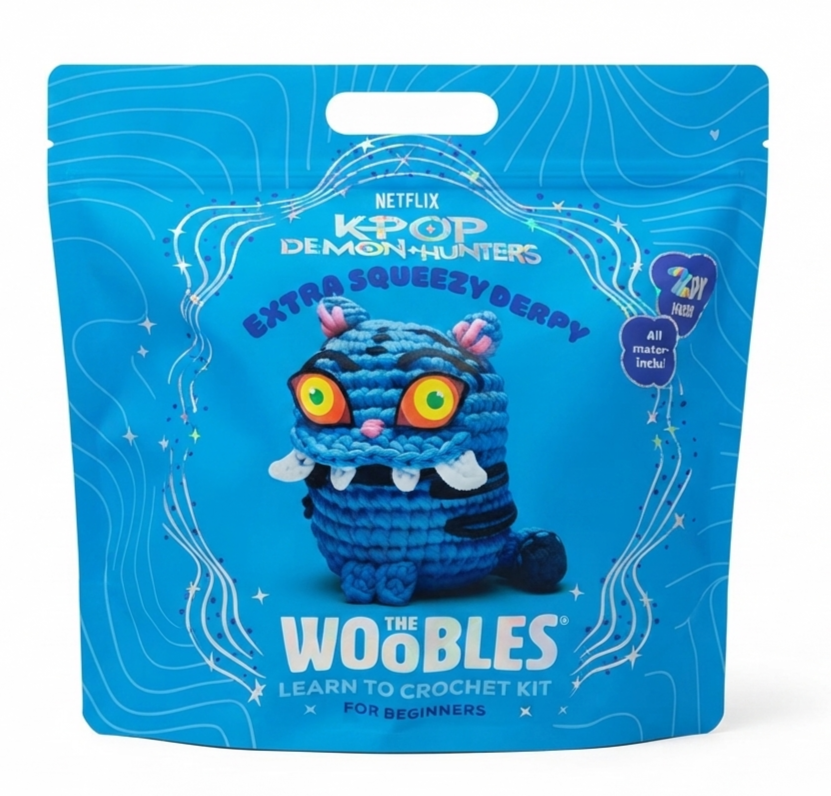 The Woobles – Netflix K-Pop Demon Hunters Extra Squeezy Derpy Learn To Crochet