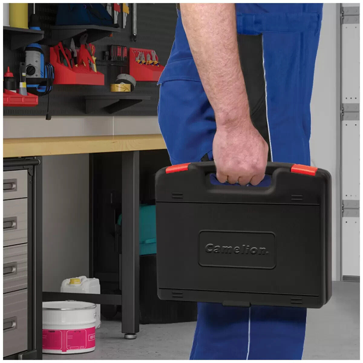 Camelion 3 in 1 LED Flashlight Kit Rechargeable Work Light Flexible Torch