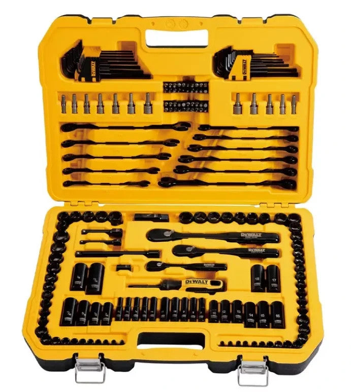 DeWALT 184 Piece Mechanics Tool Set Ratchets, Sockets, Wrenches Brand New