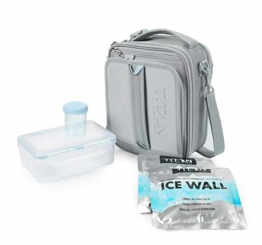 Titan Crush Resistant Expandable Lunch Pack w/2xIce Walls 6 Hours(*random color)