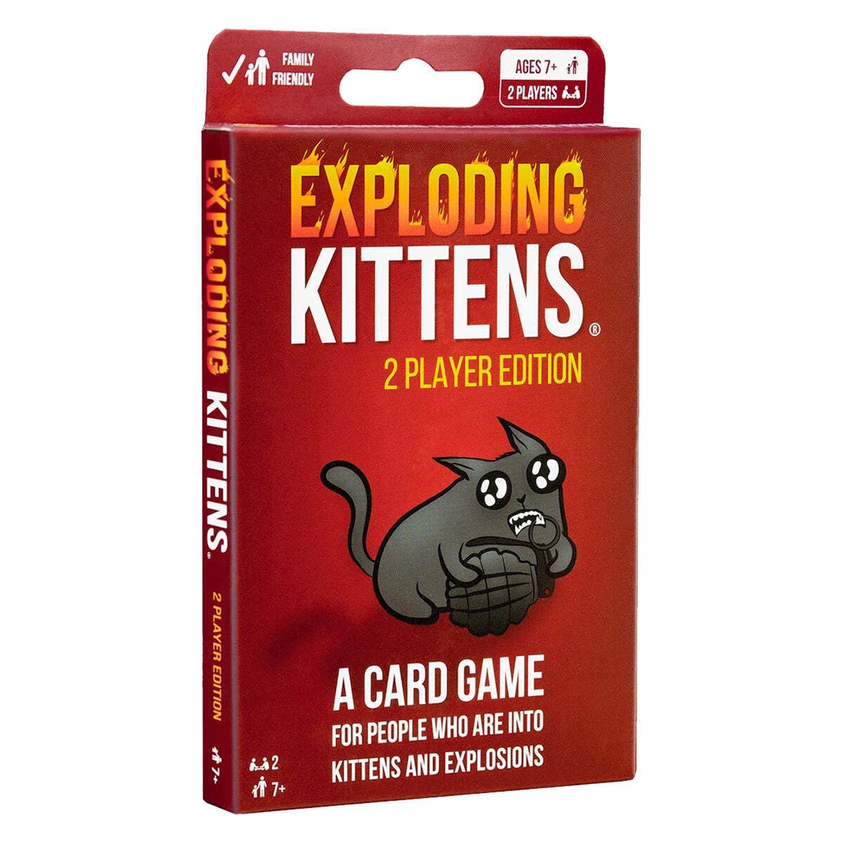 Genuine Exploding Kittens 2 Player Edition Card Game 7+