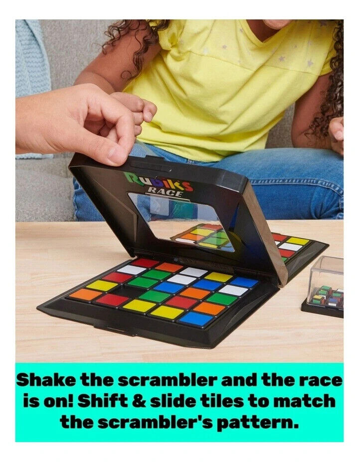 Genuine Original Rubik's RACE Game Toy Puzzle Board Kids Strategy Magic Blocks