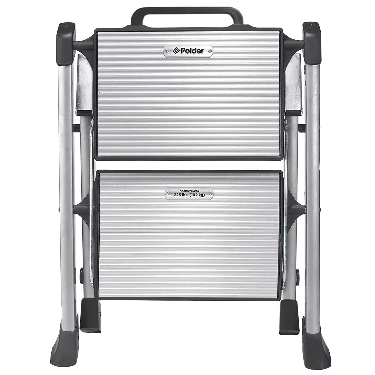 Polder Easy Close 2 Step Folding Ladder Easy Fold Mechanism Heavy Duty