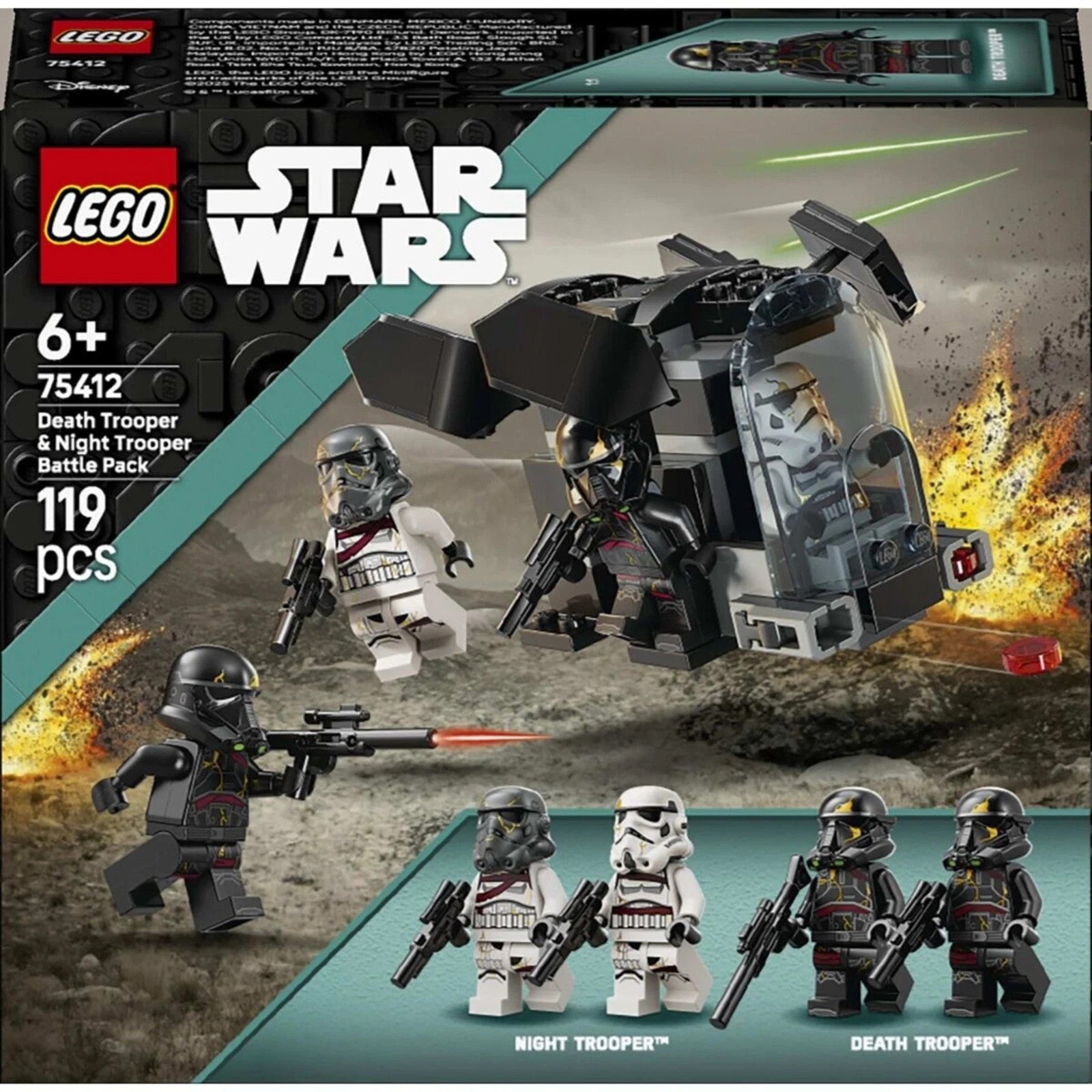 LEGO Star Wars Death Trooper And Night Trooper Battle Pack 75412