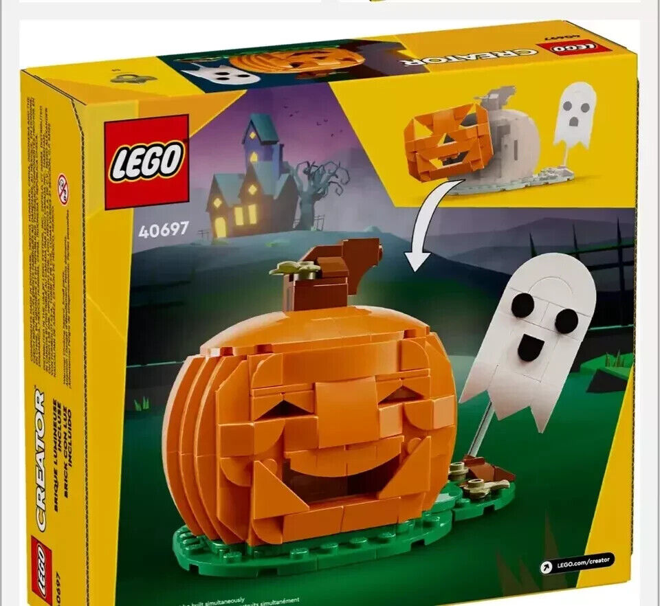 LEGO Creator 40697 Halloween Pumpkin Brand New Sealed Box Light Brick Included