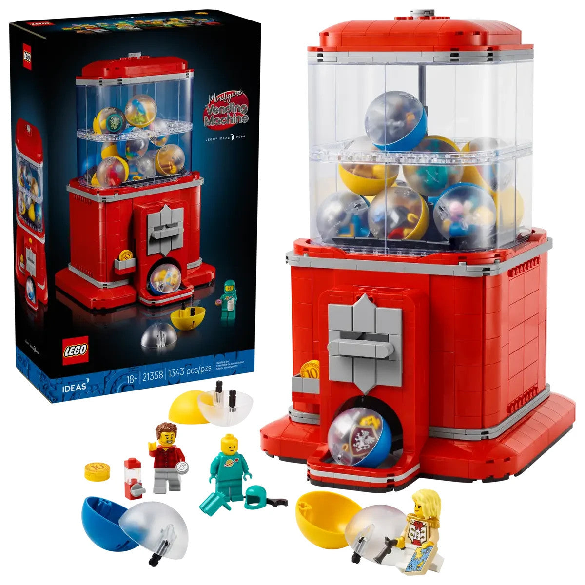 LEGO 21358 Ideas Minifigure Vending Machine Brand New Sealed In Stock