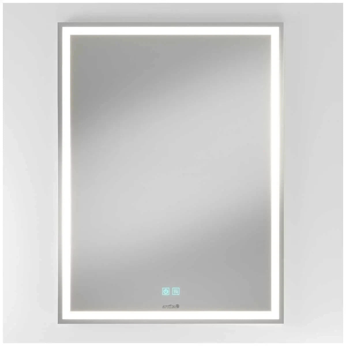 Artika Aurea Integrated LED Anti-fog Plug In Bathroom Wall Mirror 80X60CM