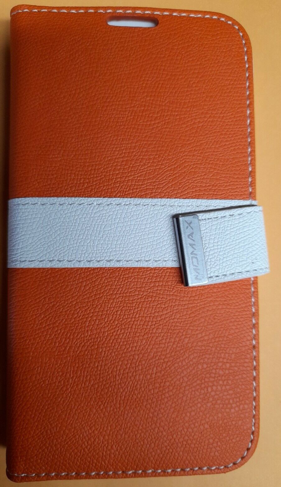 Momax Flip Diary PU Leather Wallet Case for Samsung Galaxy S4 I9500 Orange New