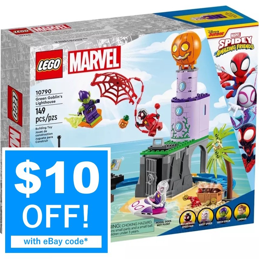 LEGO Marvel: Team Spidey at Green Goblin's Lighthouse (10790)