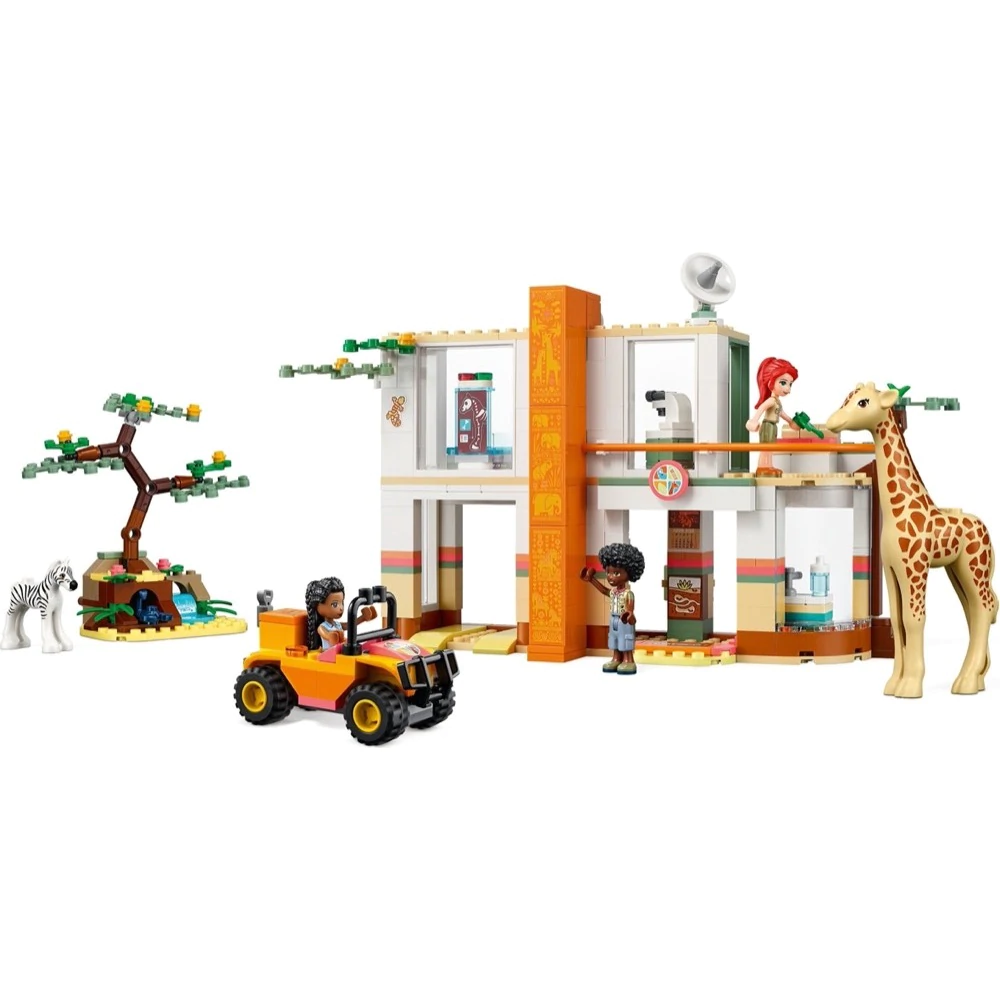 LEGO 41717 Friends Mia Wildlife Rescue Vet Medical Doctor Zebra Scorpion Giraffe