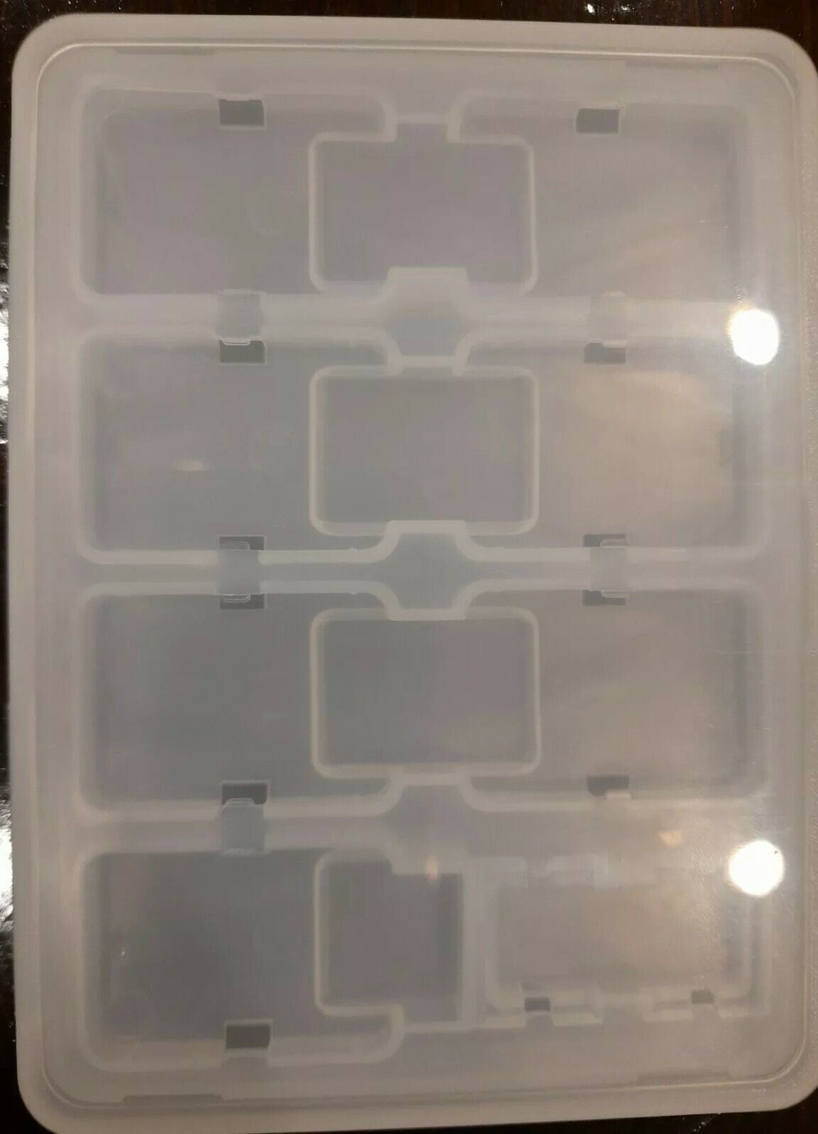 7 + 2 Transparent Game Card or Memory Case Brand New