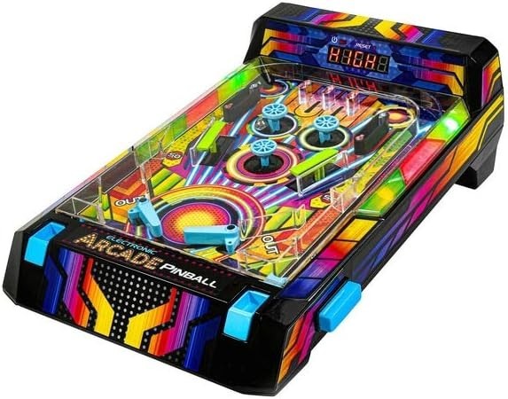 Electronic Arcade Pinball Game Suitable for Ages 6+ Years