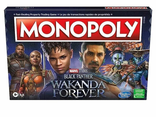 Monopoly Marvel Black Panther Wakanda Forever Hasbro Monopoly Brand New