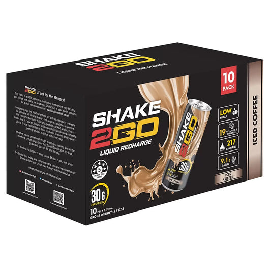 Optislim Shake 2 Go Protein Shake Coffee 10 x 350ml